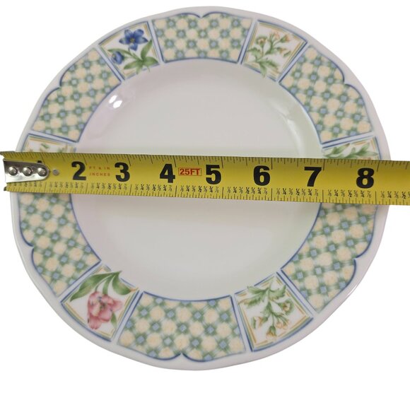 Noritake Homecraft Sonoma Trellis 8.5” Salad Luncheon Plates – Set of 4 - Picture 6 of 16